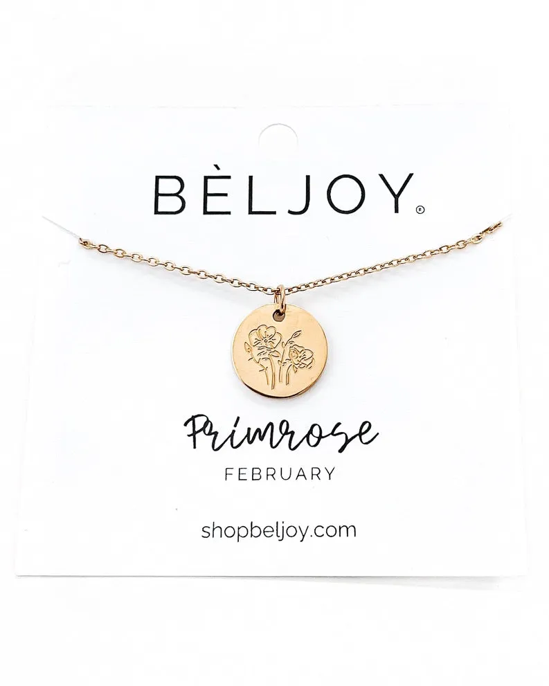 Birth Flower Necklace || Choose Month
