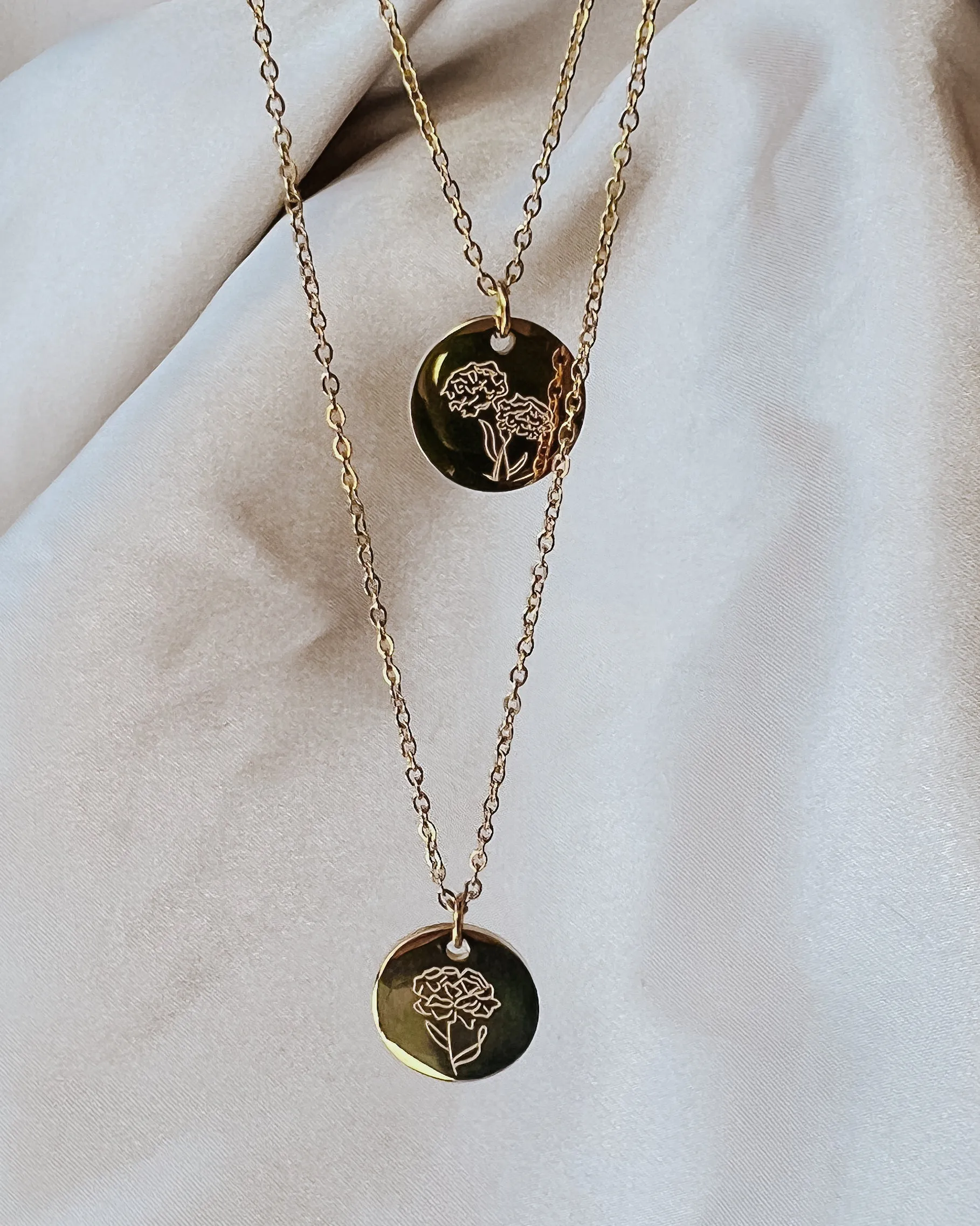 Birth Flower Necklace || Choose Month