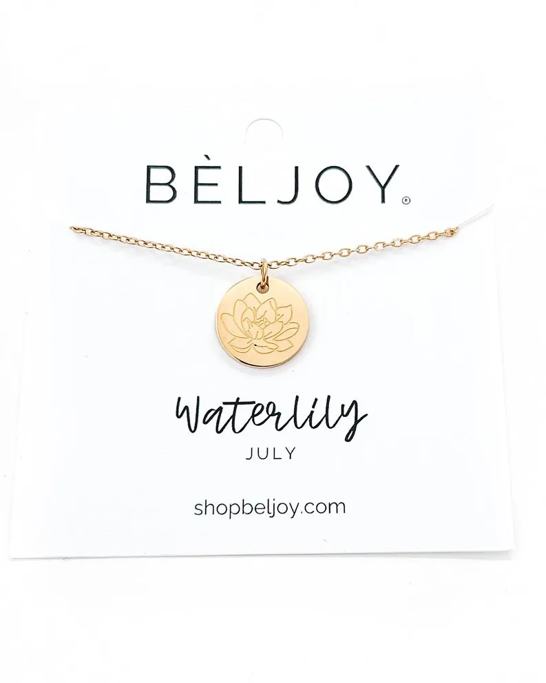 Birth Flower Necklace || Choose Month