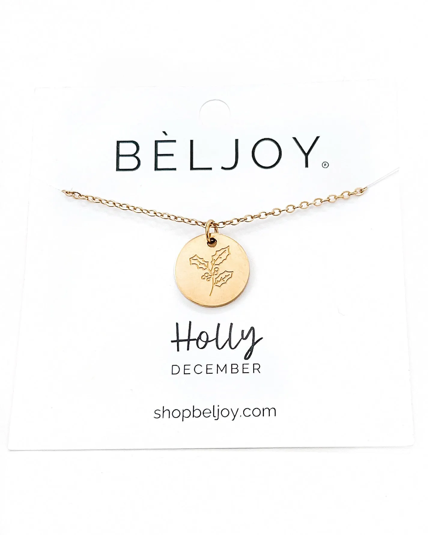 Birth Flower Necklace || Choose Month
