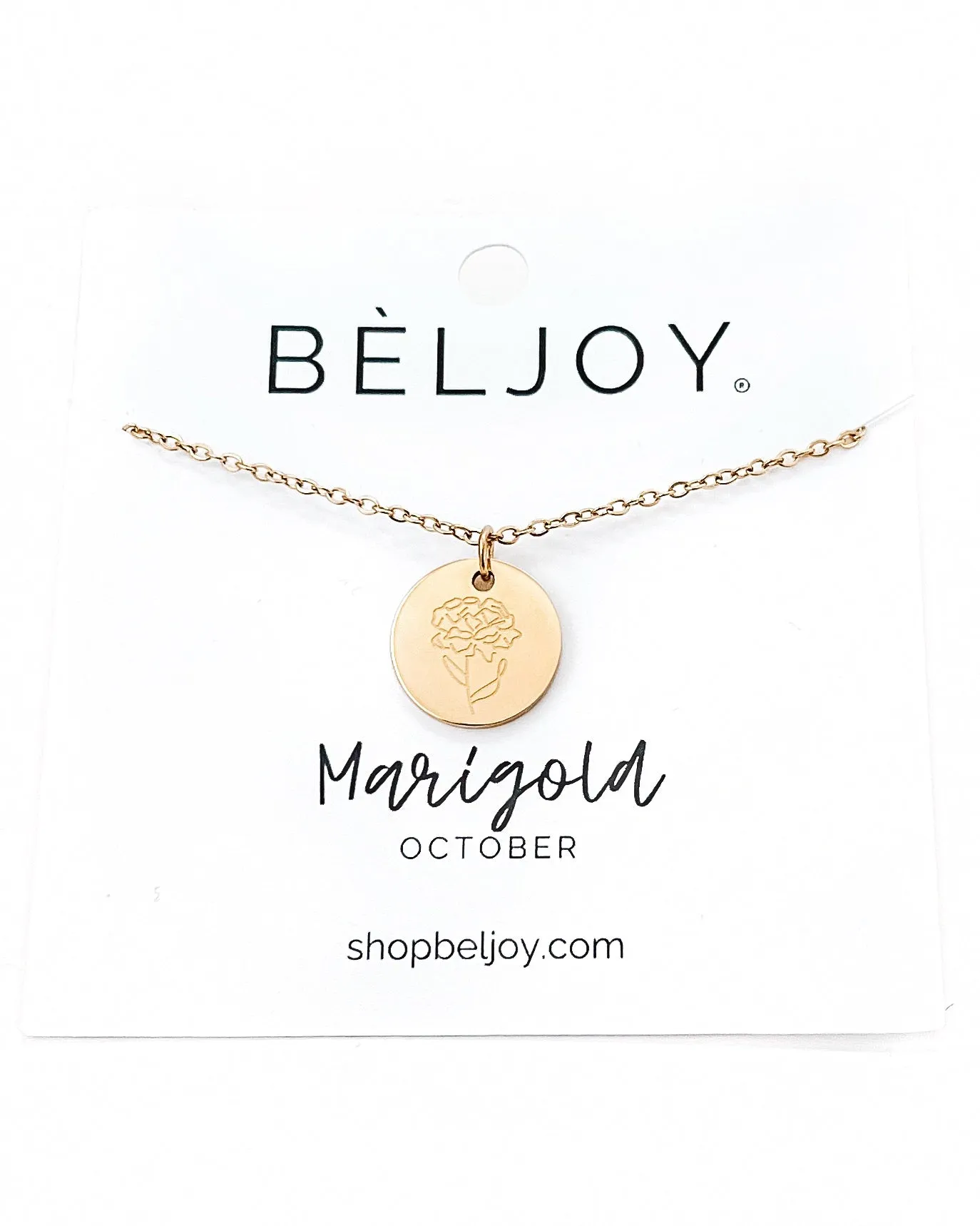 Birth Flower Necklace || Choose Month