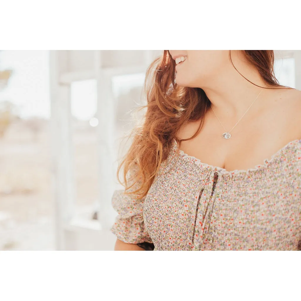 Birth Flower Necklace Stack