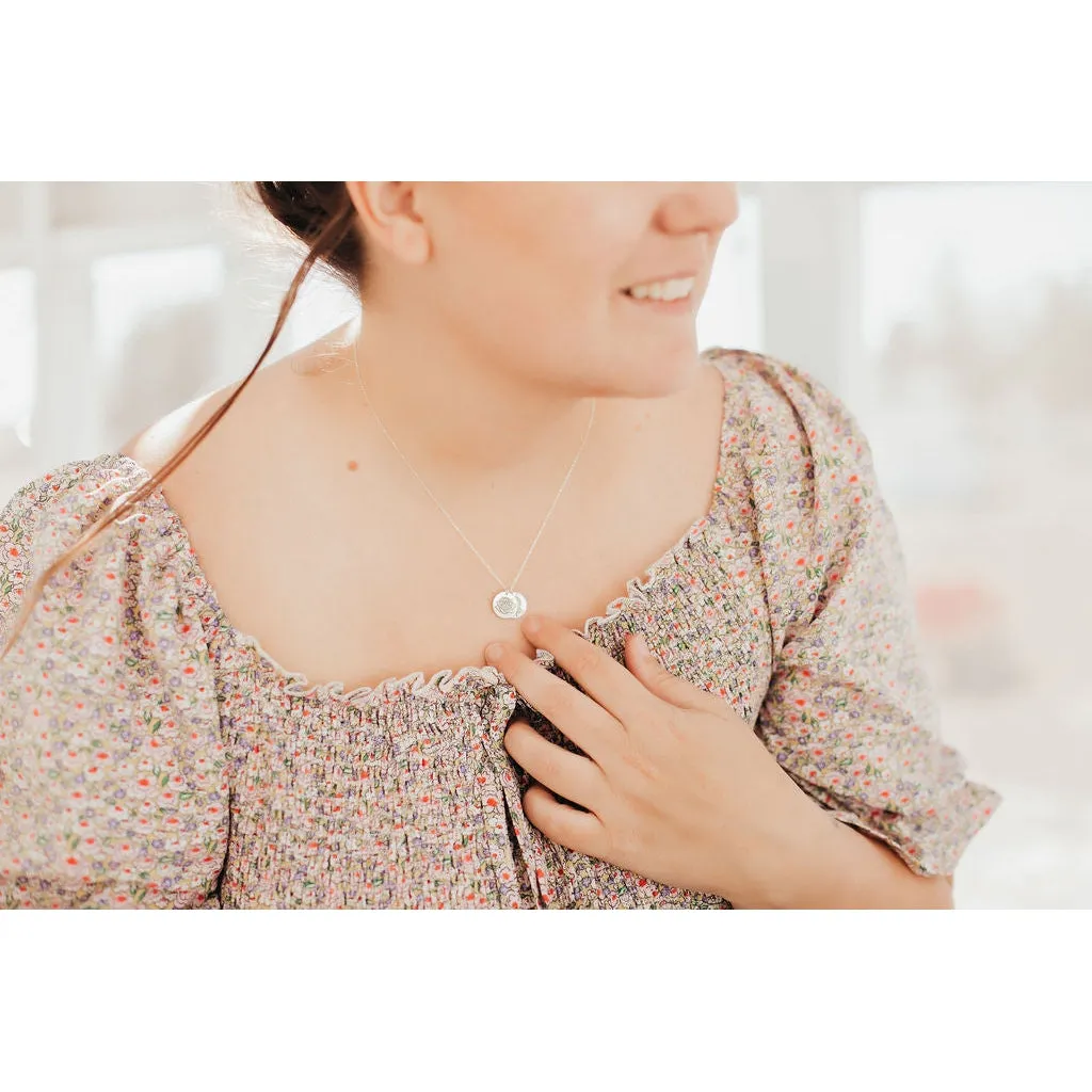Birth Flower Necklace Stack