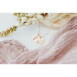Birth Flower Necklace Stack