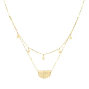 BLESSED LOTUS NECKLACE GOLD