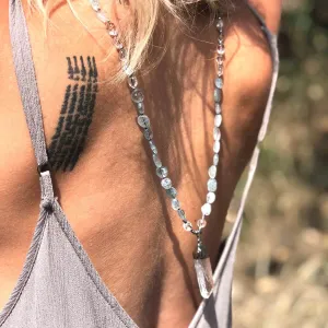 Branwyn Aquamarine Quartz Necklace