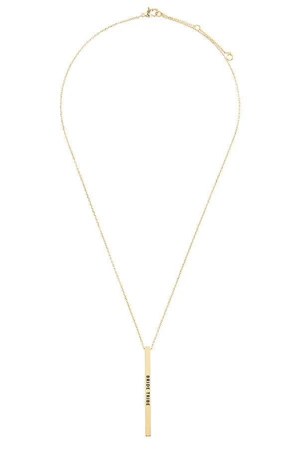 Bride Tribe Pendant Necklace