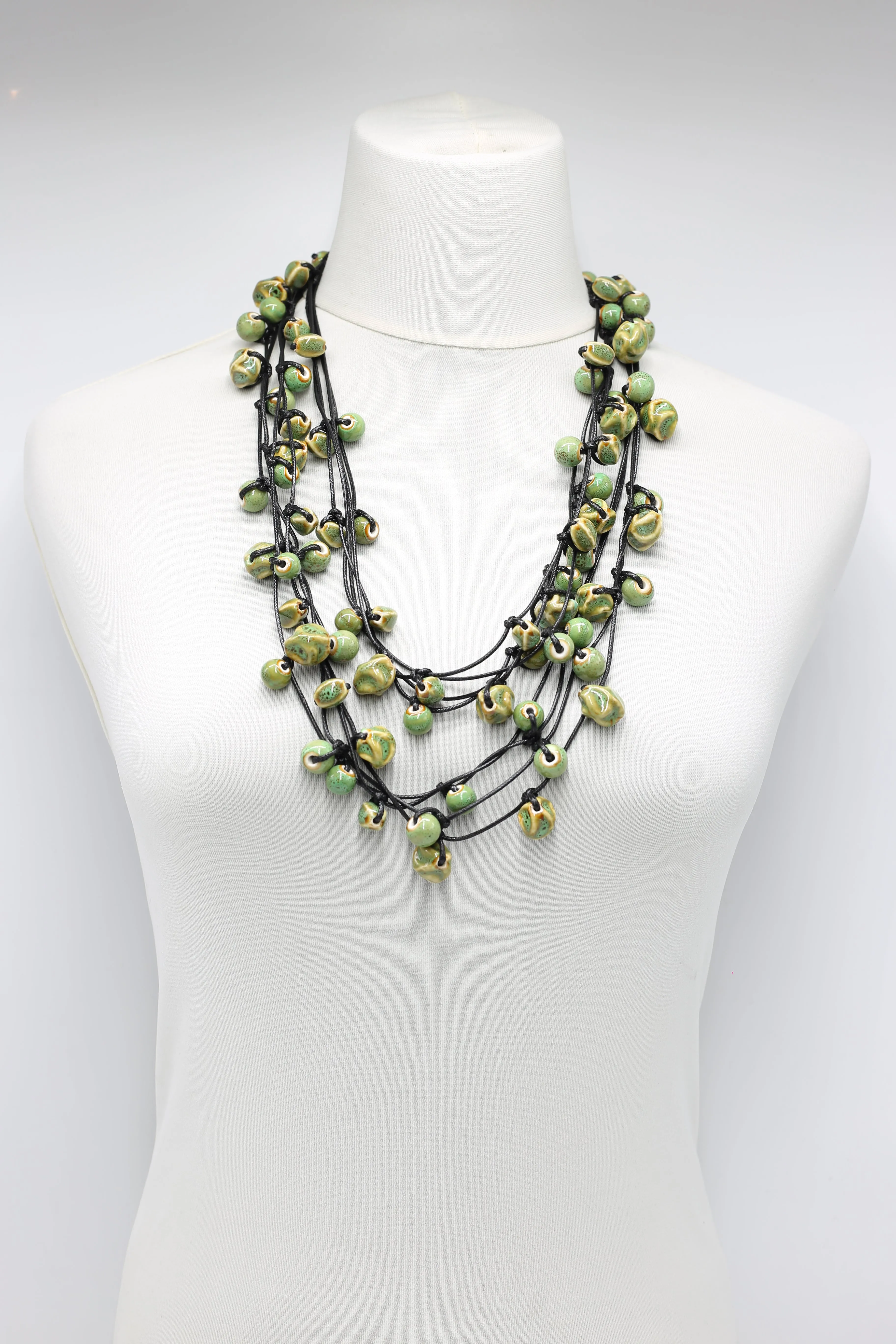 Ceramic Beads Necklaces