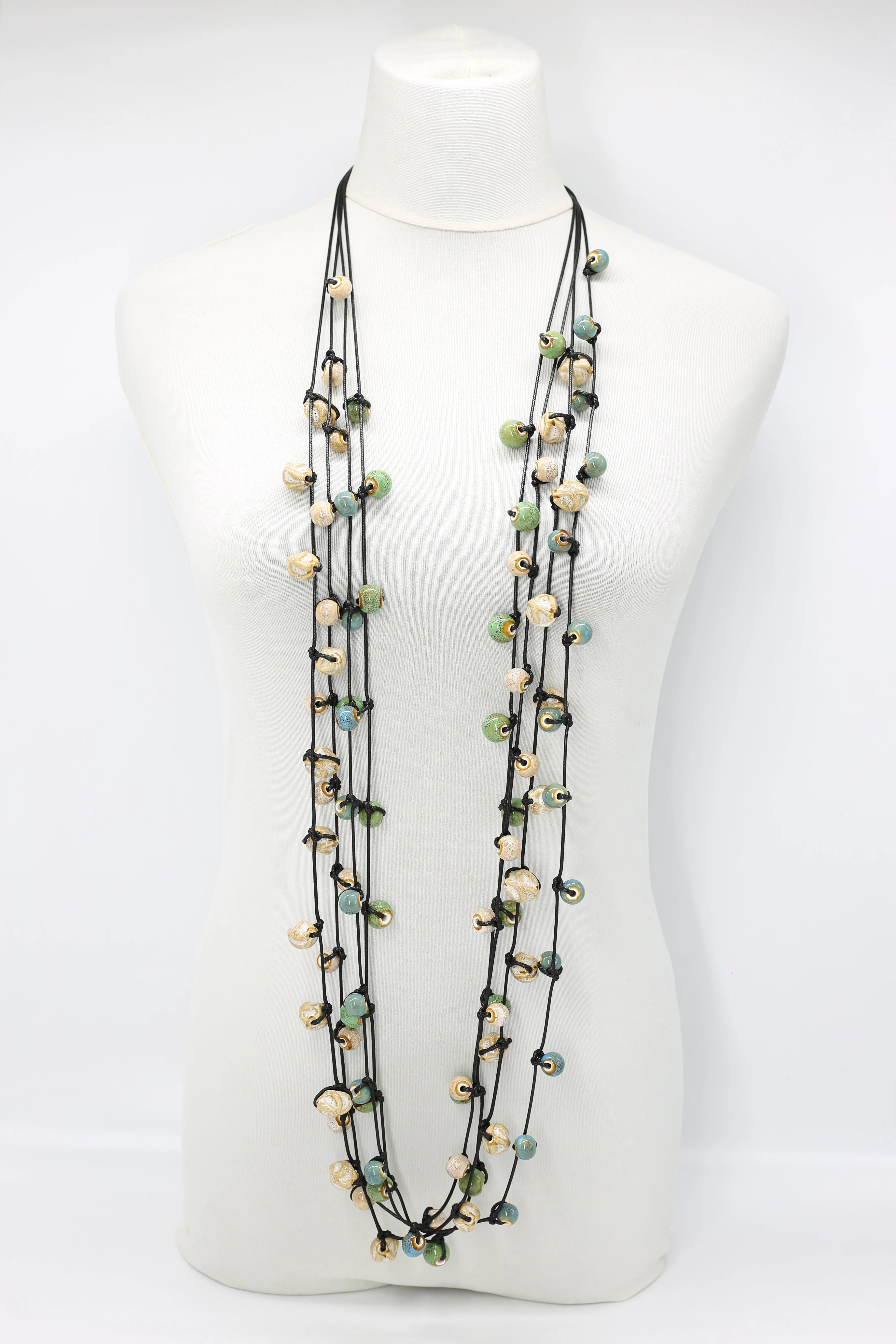 Ceramic Beads Necklaces