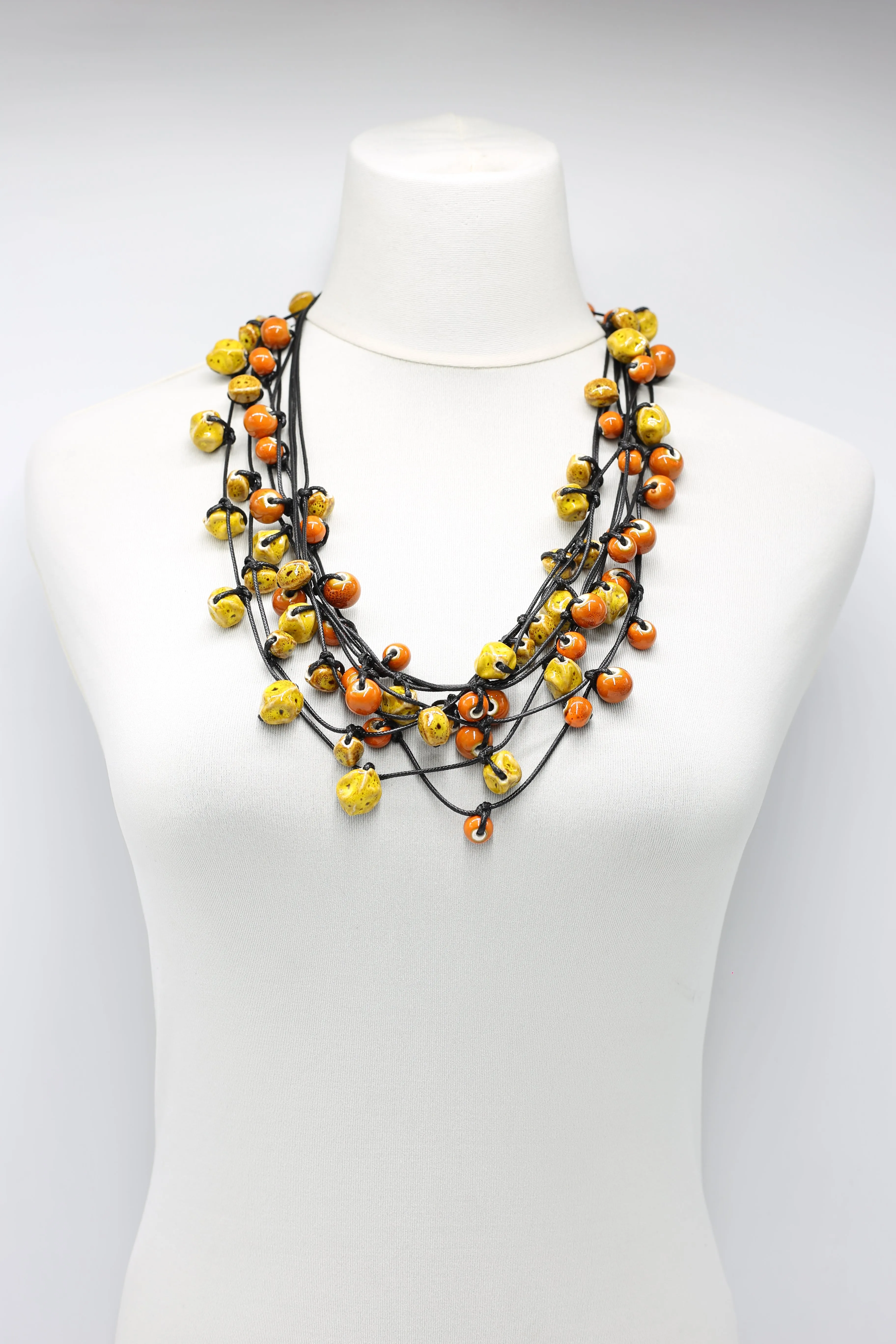 Ceramic Beads Necklaces