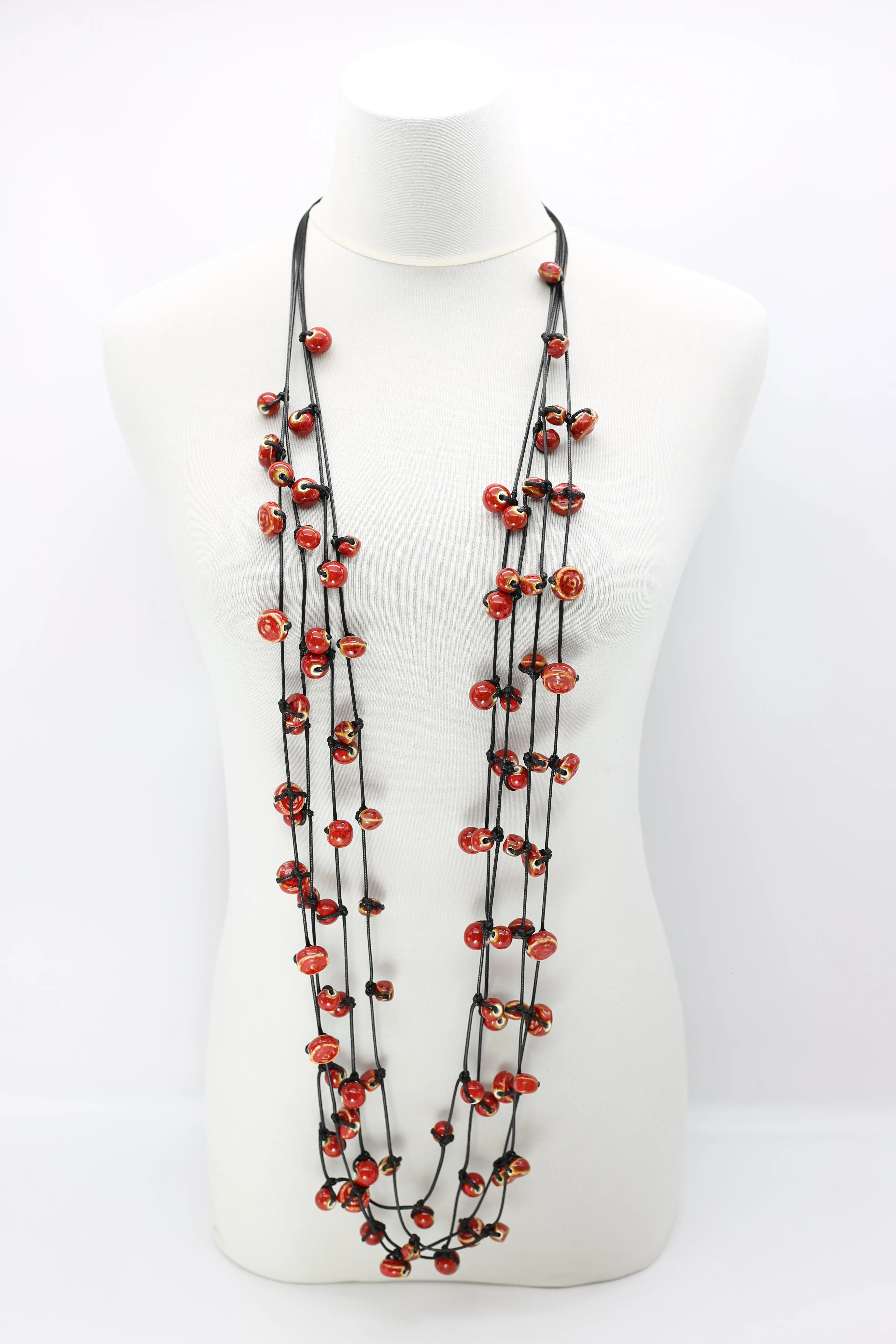 Ceramic Beads Necklaces