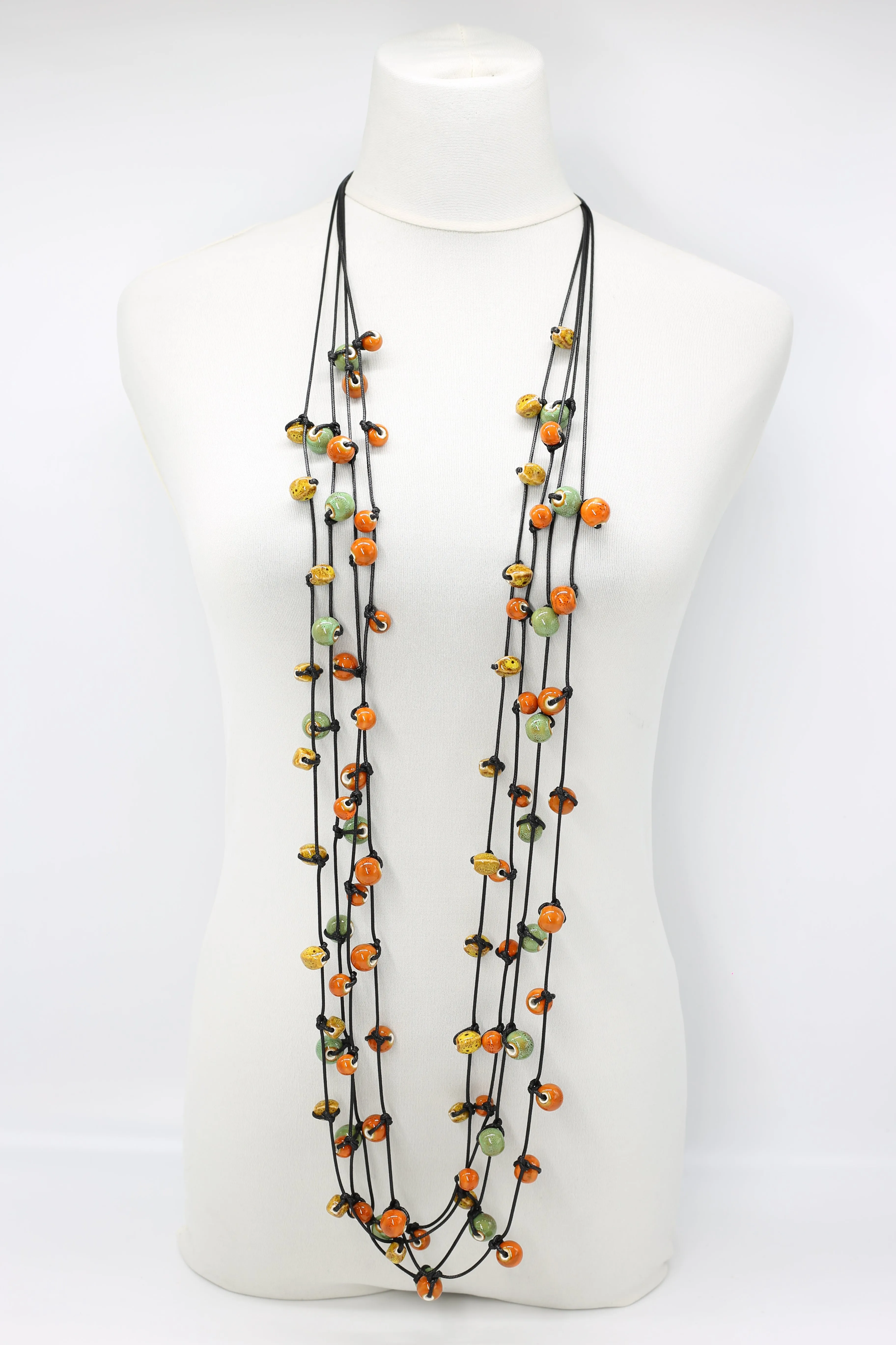 Ceramic Beads Necklaces