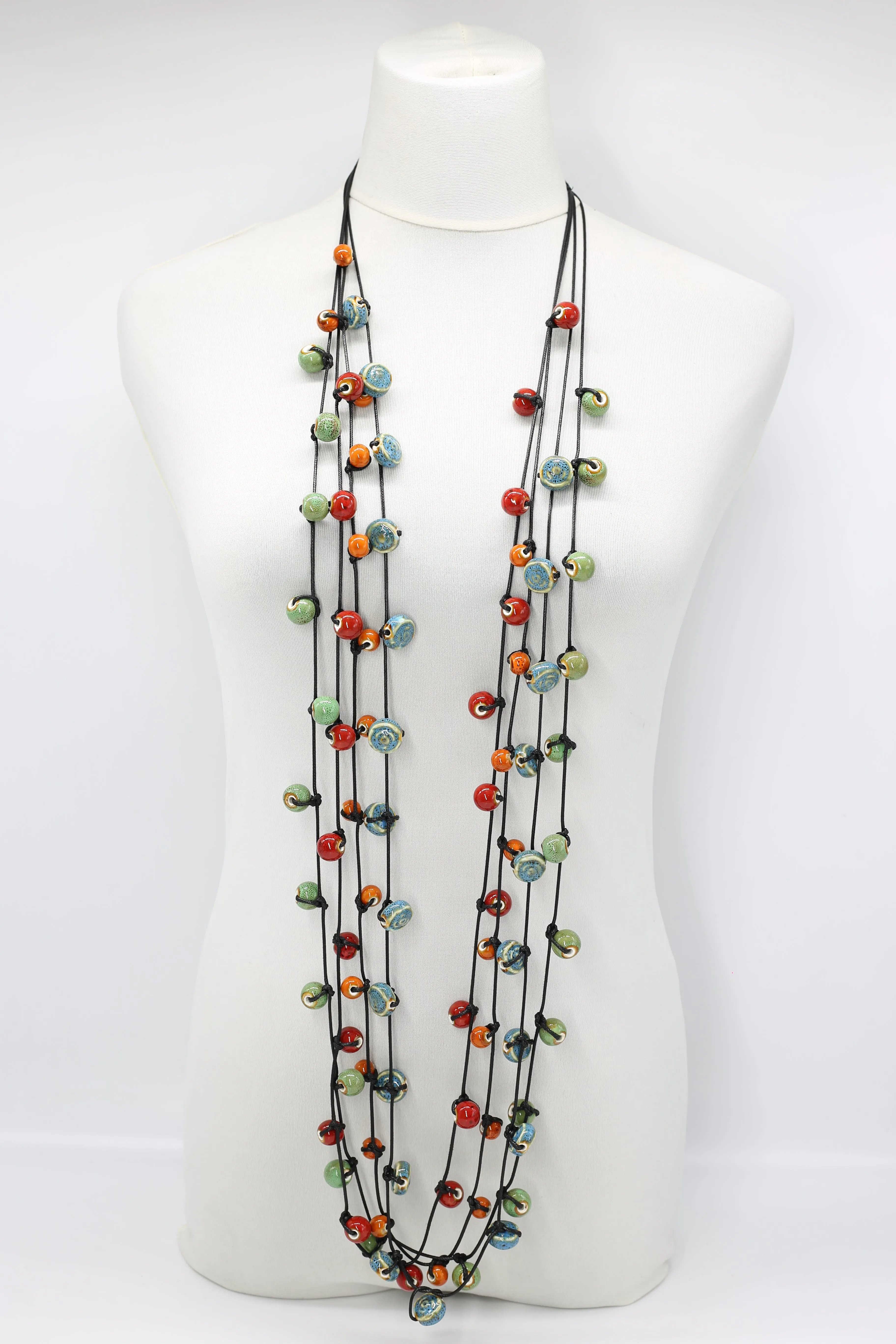 Ceramic Beads Necklaces