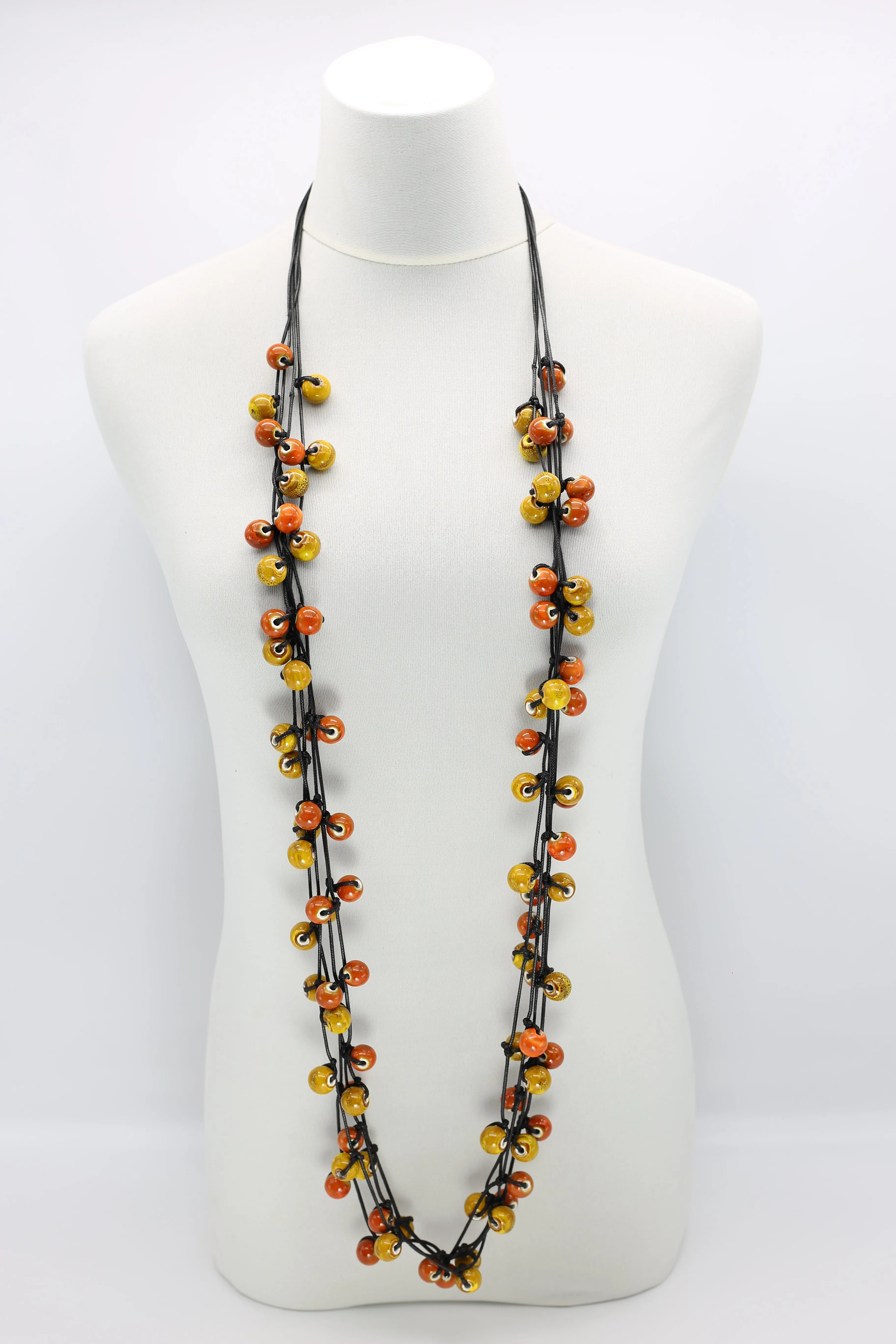 Ceramic Beads Necklaces