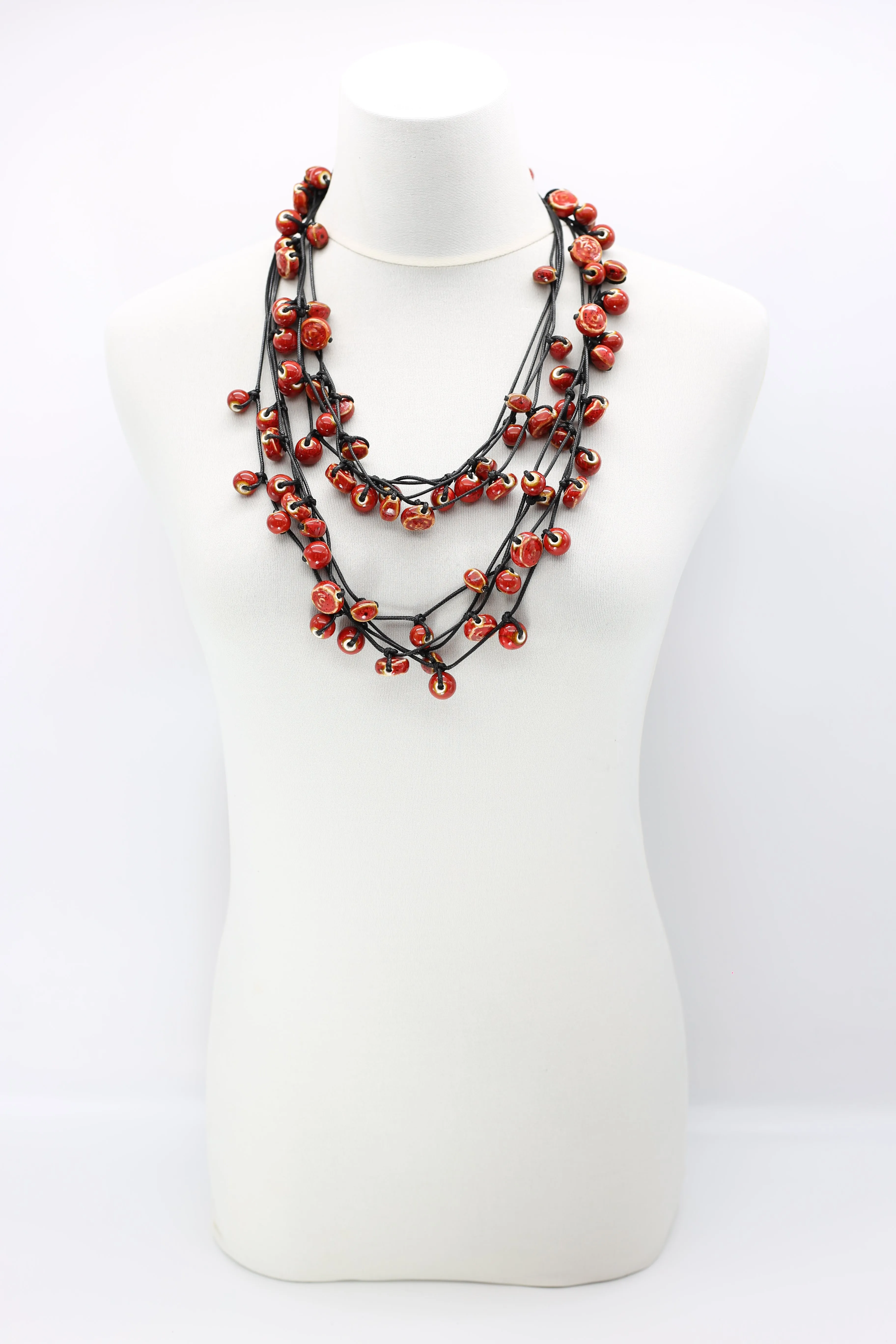 Ceramic Beads Necklaces