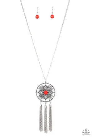 Chasing Dreams Red Paparazzi Necklace