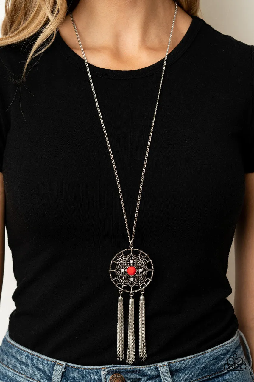 Chasing Dreams Red Paparazzi Necklace