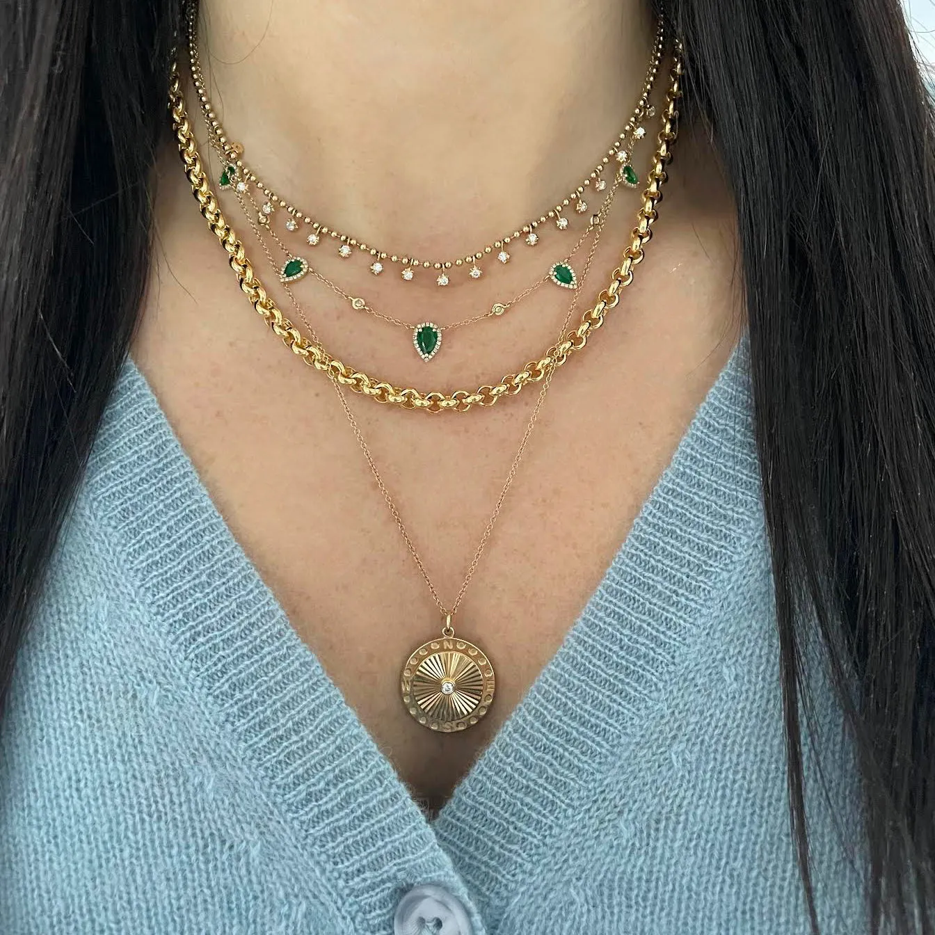 Chloe Compass Necklace