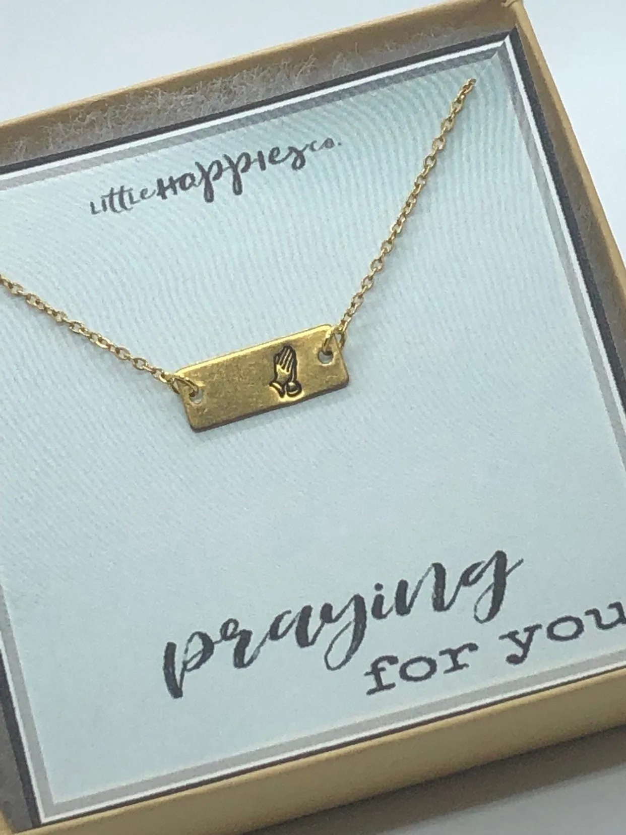 Christian Jewelry, encouragement necklace, praying for you, encouragement gift, sympathy gift, grief gift, miscarriage gift, infertility