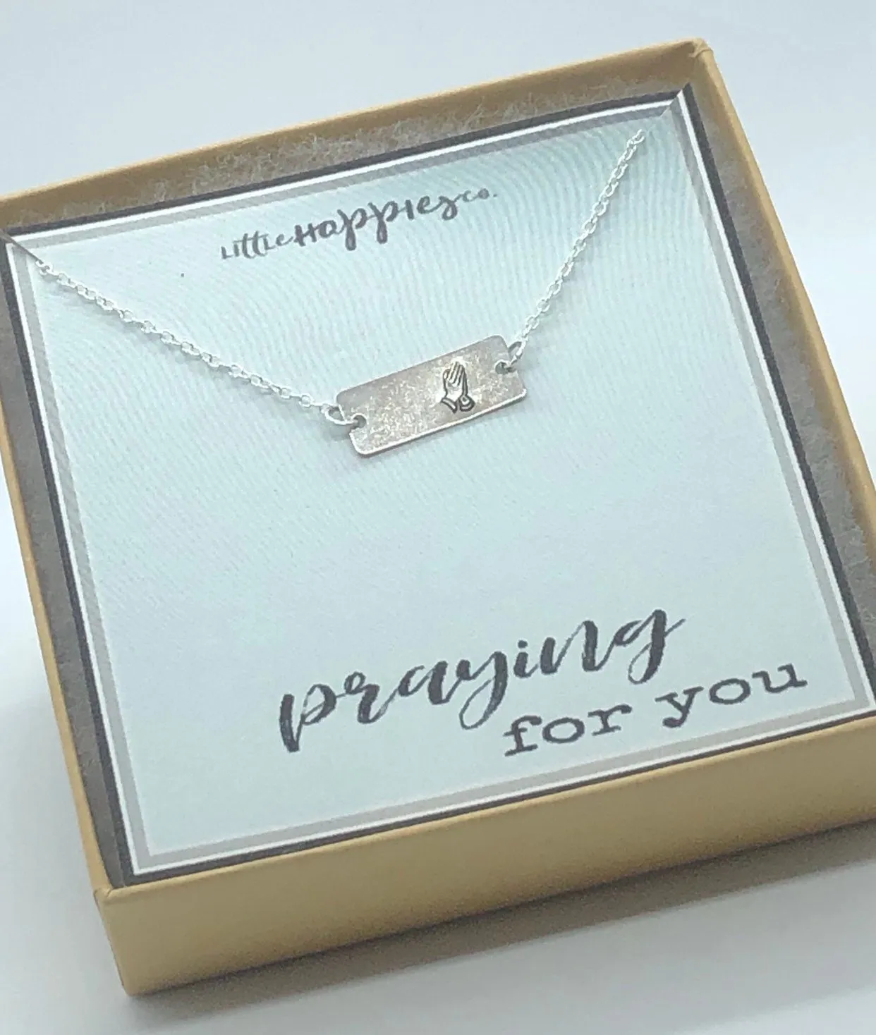 Christian Jewelry, encouragement necklace, praying for you, encouragement gift, sympathy gift, grief gift, miscarriage gift, infertility