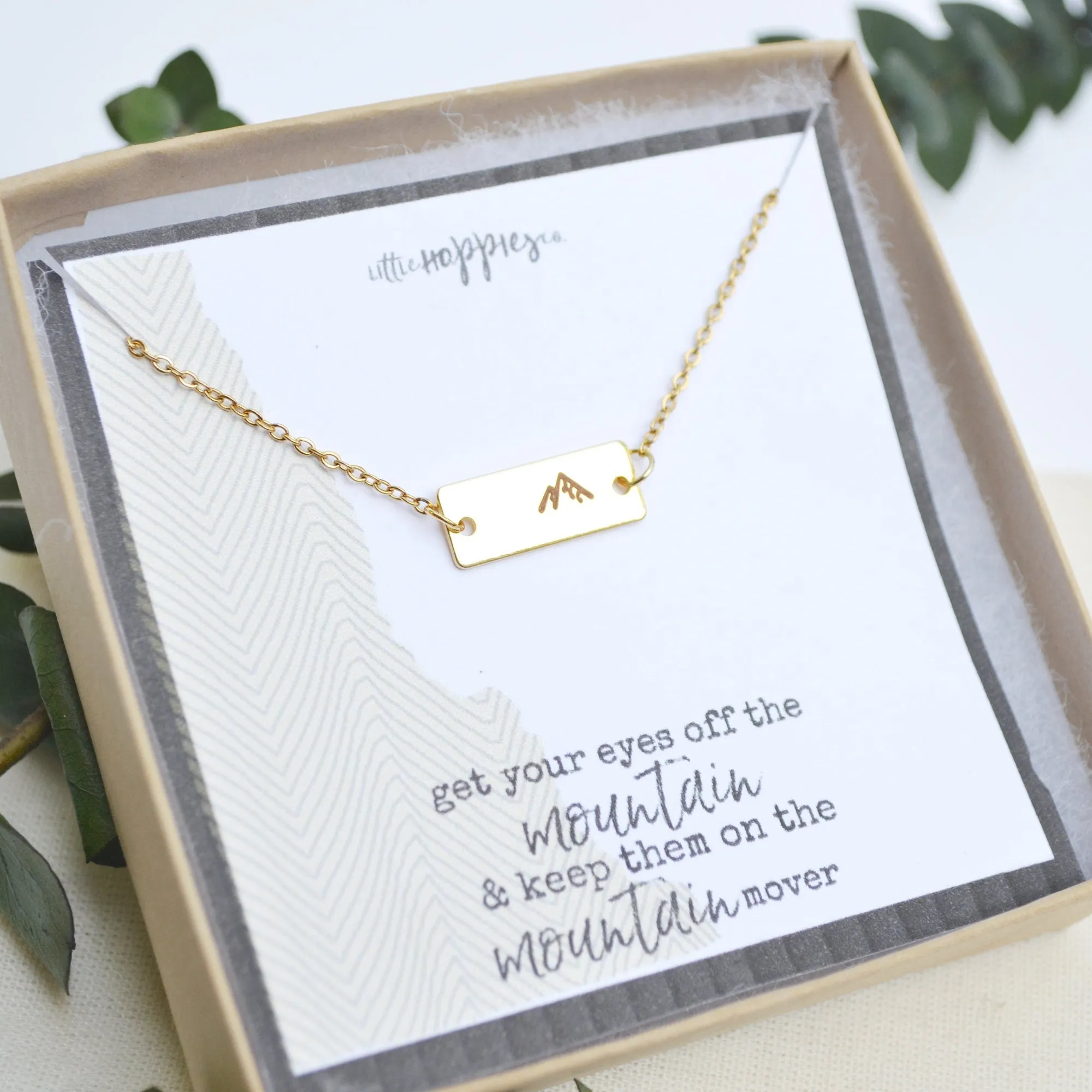 Christian Necklace, Mountain Necklace, Christian Jewelry, Religious Gift, Faith Necklace, Christian Gifts for Friends, Faith Jewelry