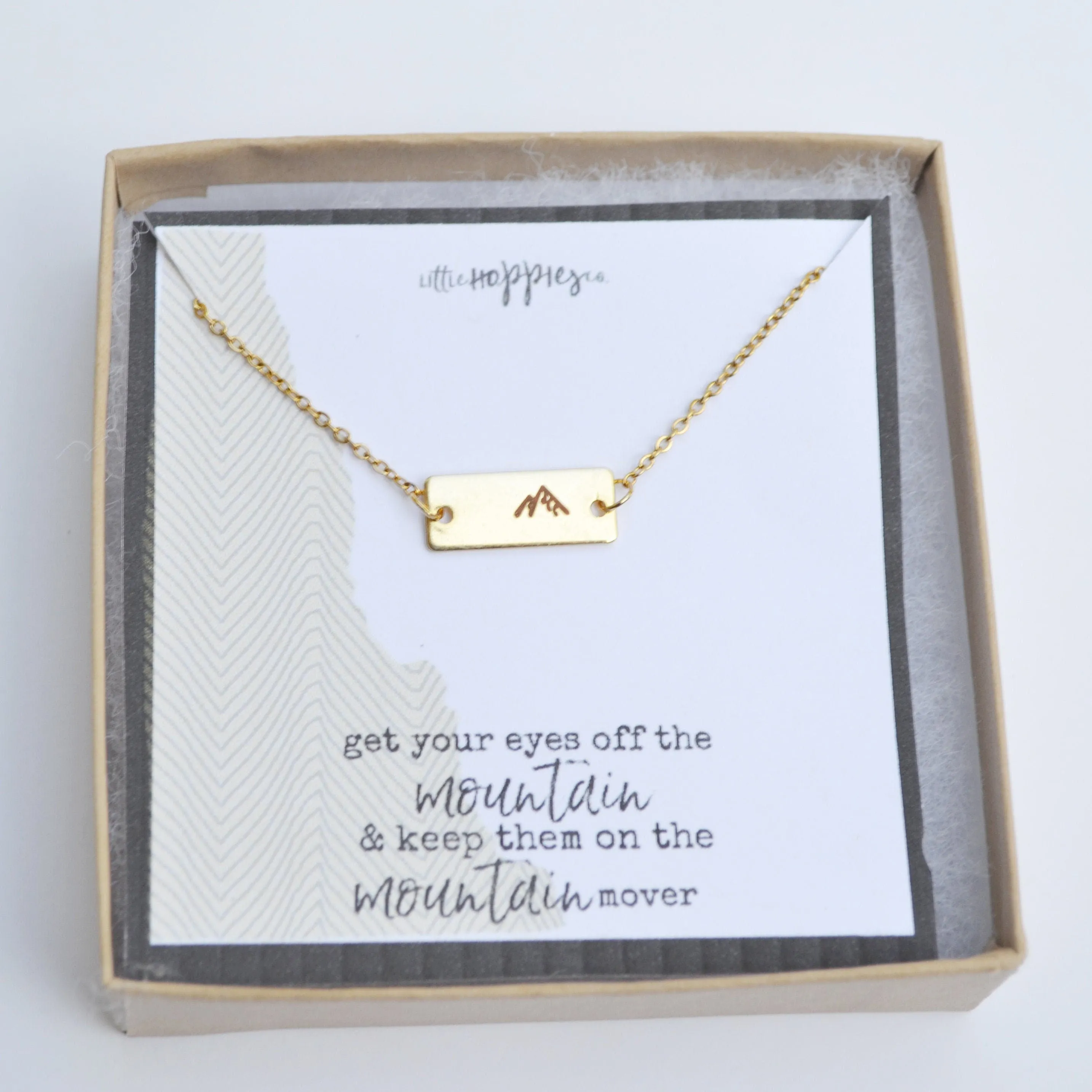 Christian Necklace, Mountain Necklace, Christian Jewelry, Religious Gift, Faith Necklace, Christian Gifts for Friends, Faith Jewelry