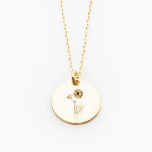 Chrysanthemum Necklace - November Flower