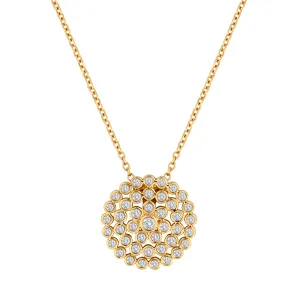 Circle Flower Pendant
