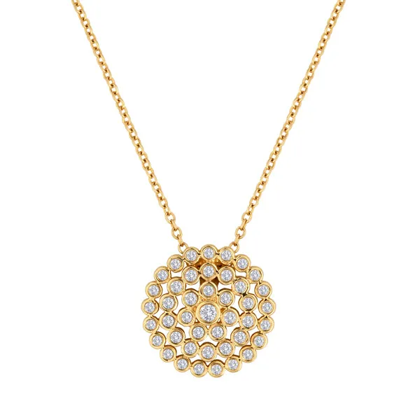 Circle Flower Pendant