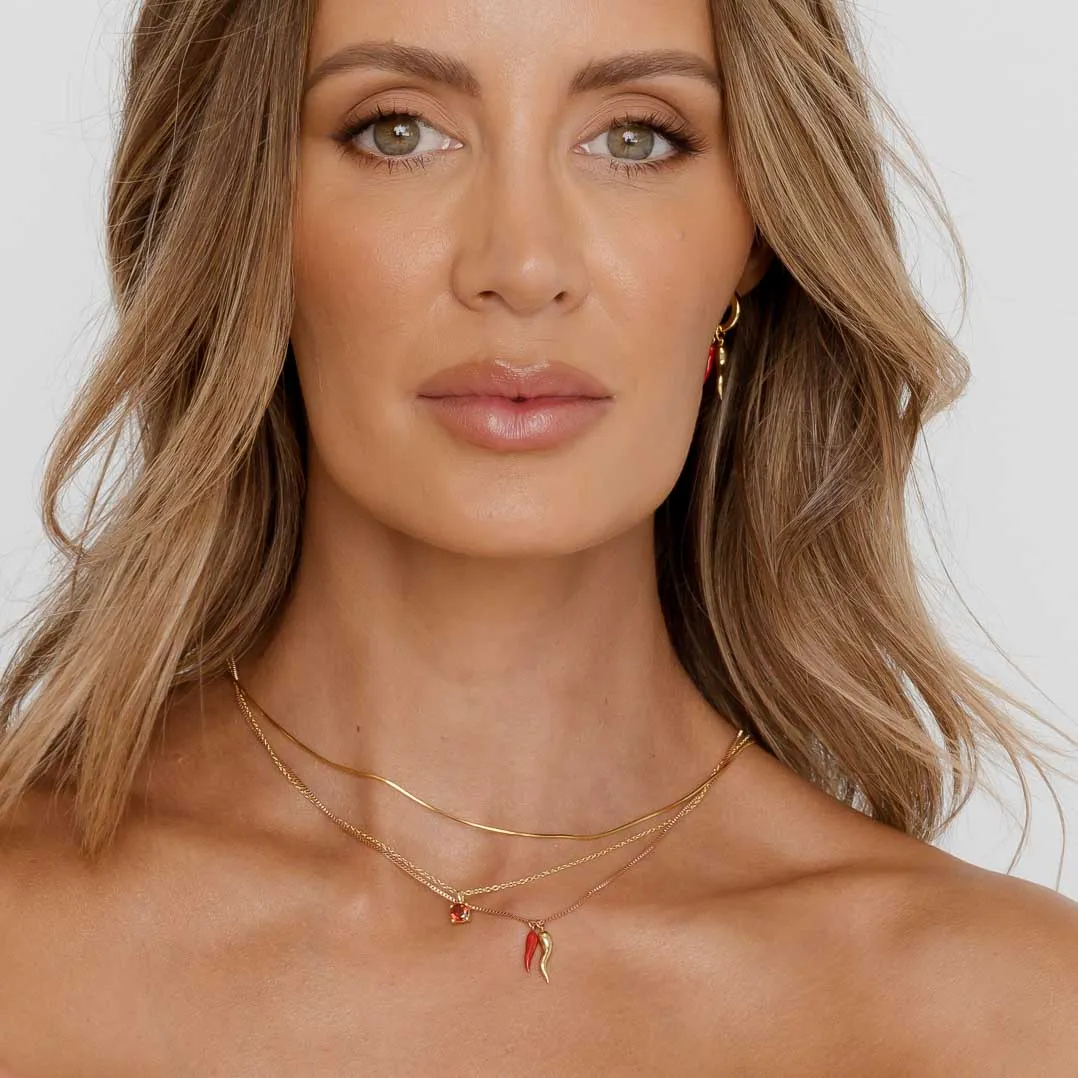 Classic Birthstone Necklace January