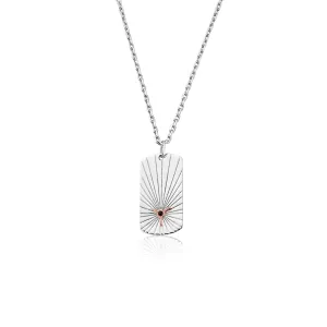 Clogau Yr Wyddfa Summit Tag Sterling Silver Pendant D