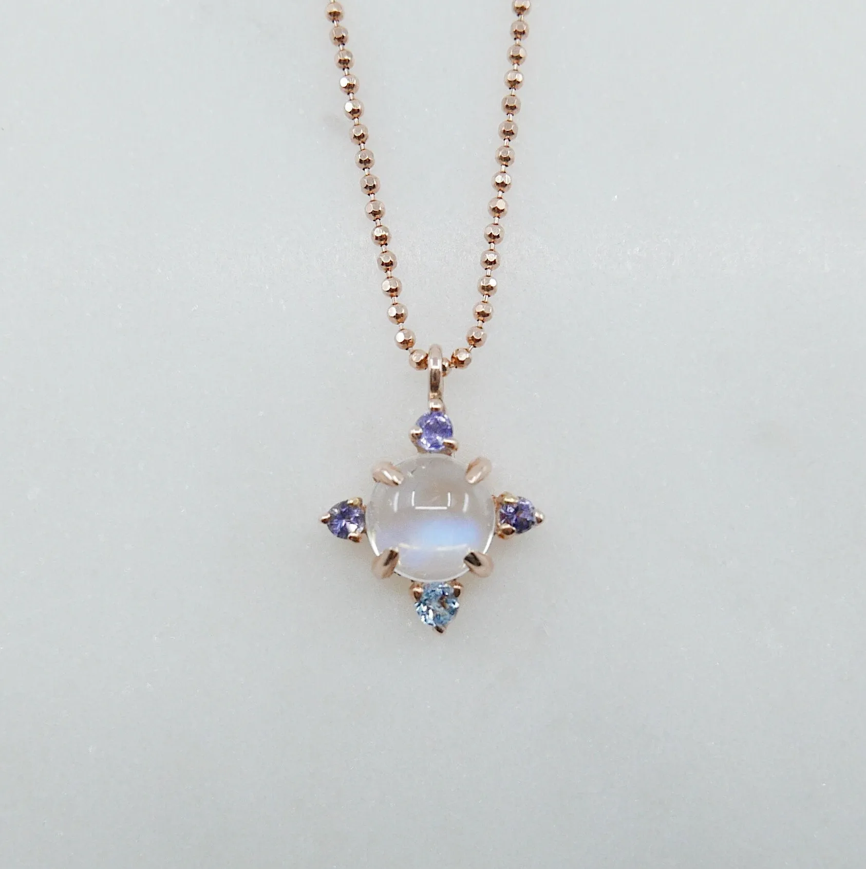 Compass Moonstone Necklace