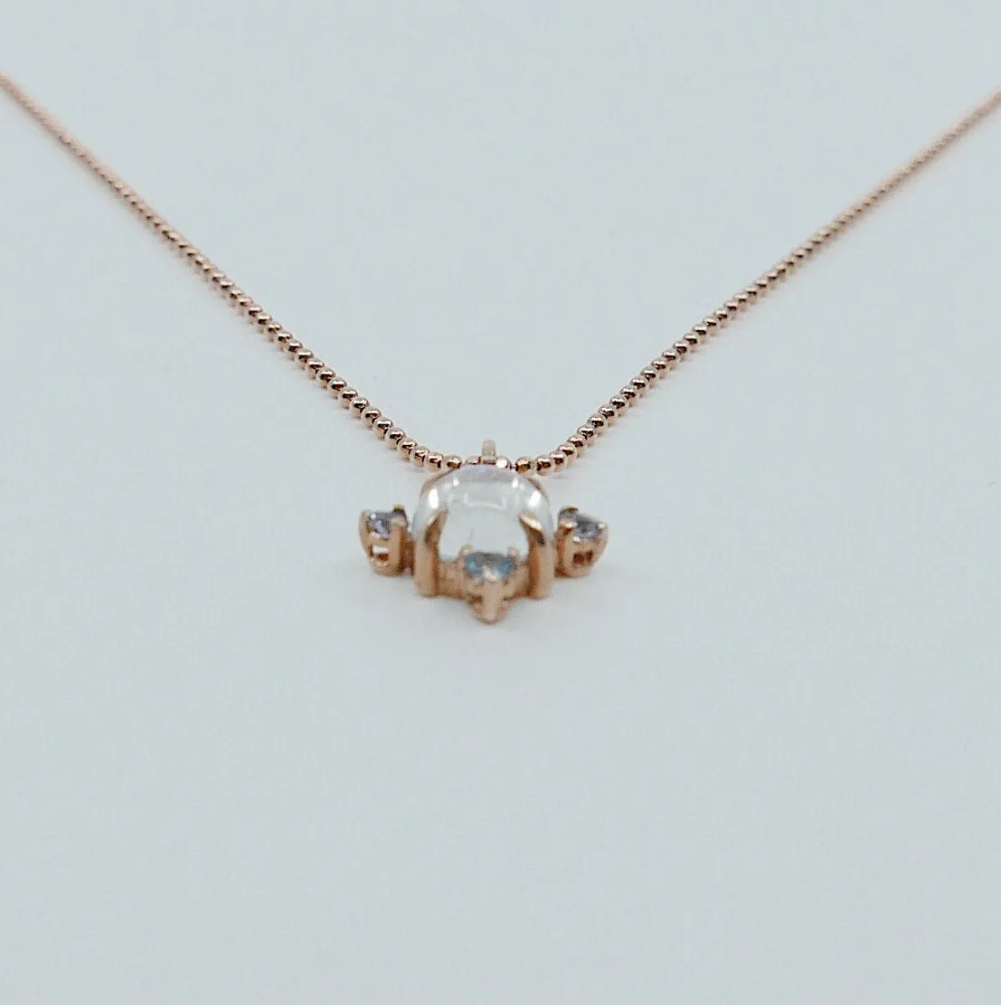 Compass Moonstone Necklace