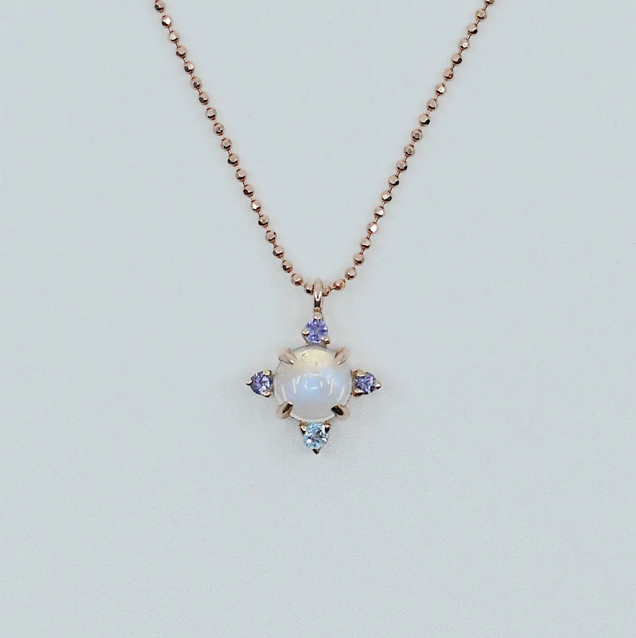 Compass Moonstone Necklace