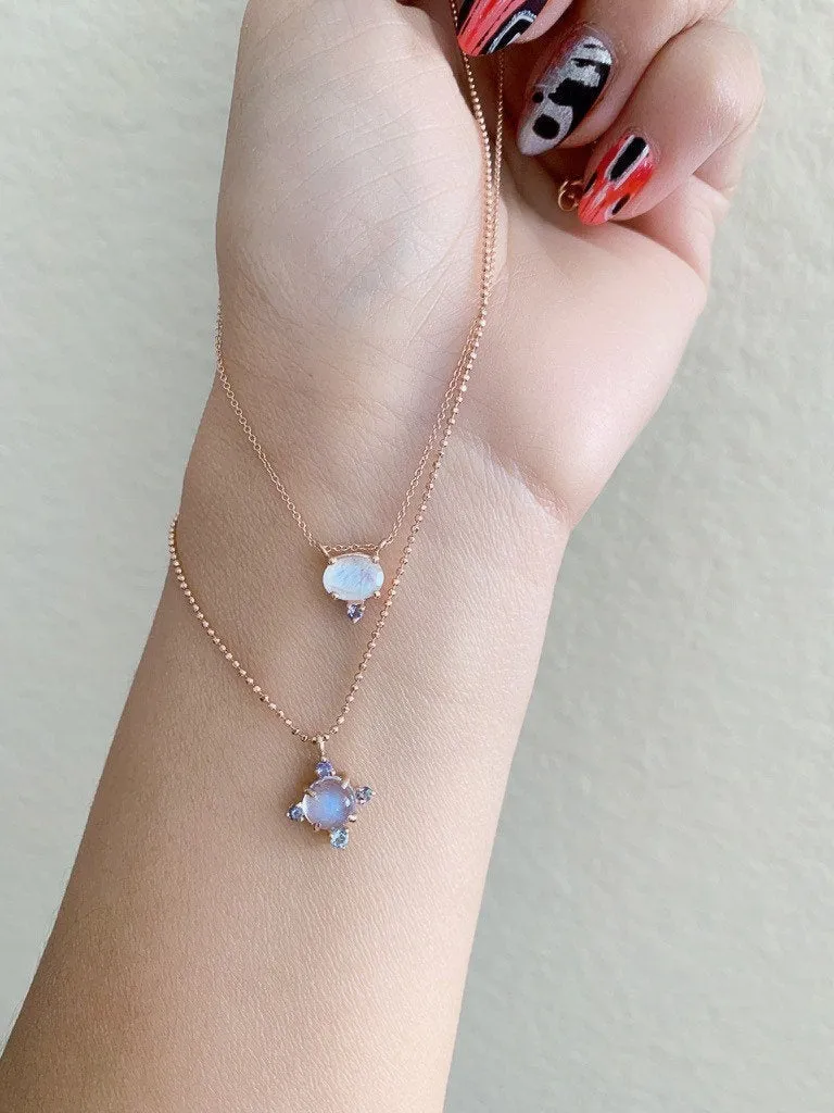 Compass Moonstone Necklace