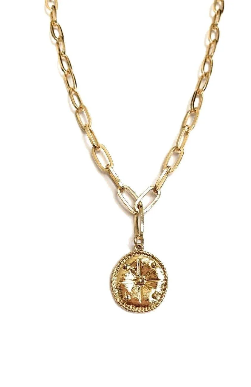 Compass Pendant Necklace