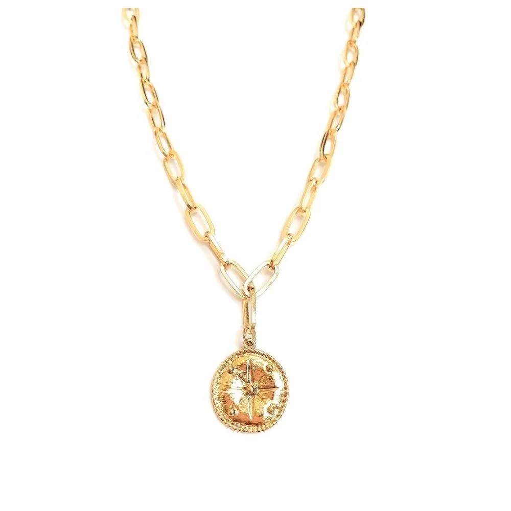 Compass Pendant Necklace