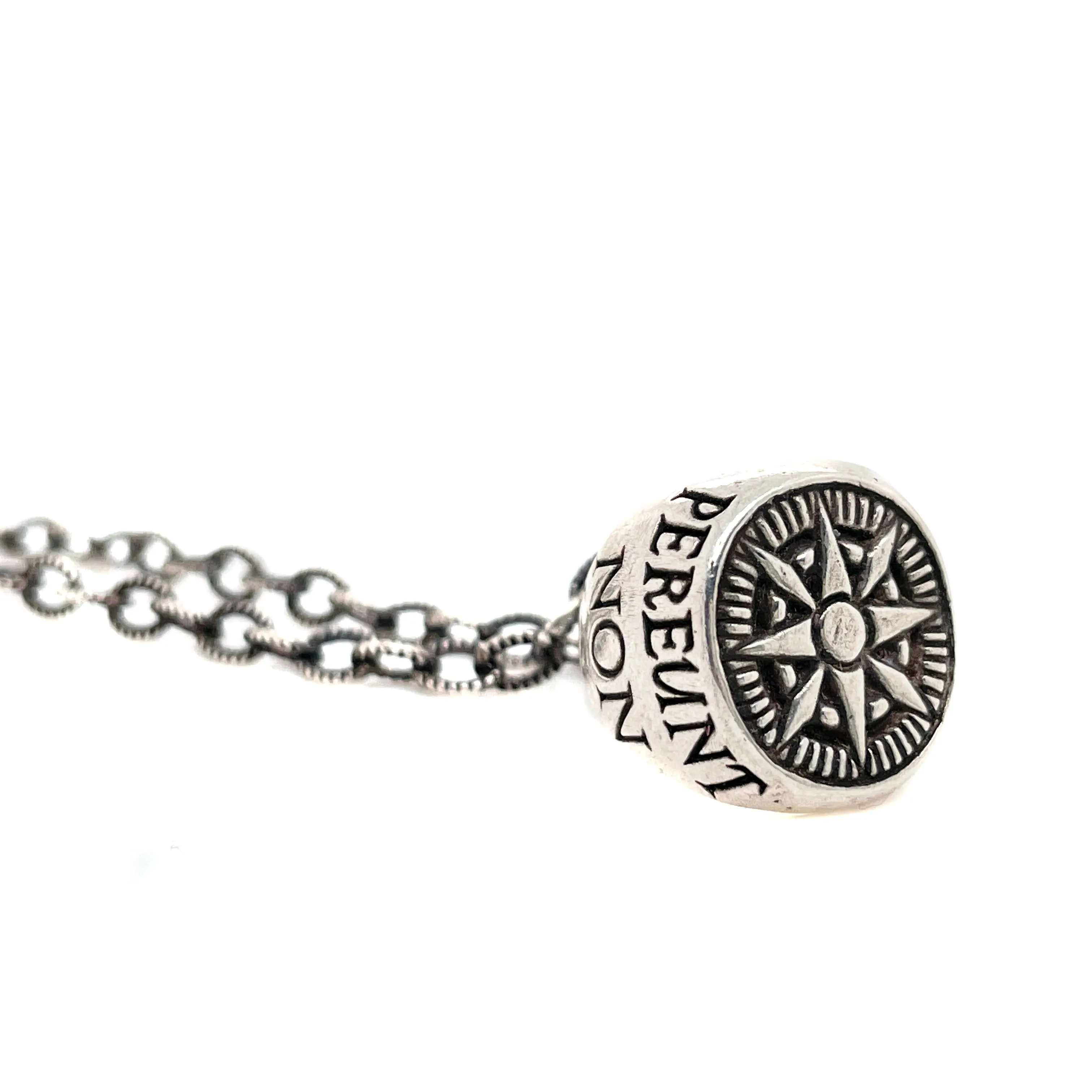 Compass Signet Necklace