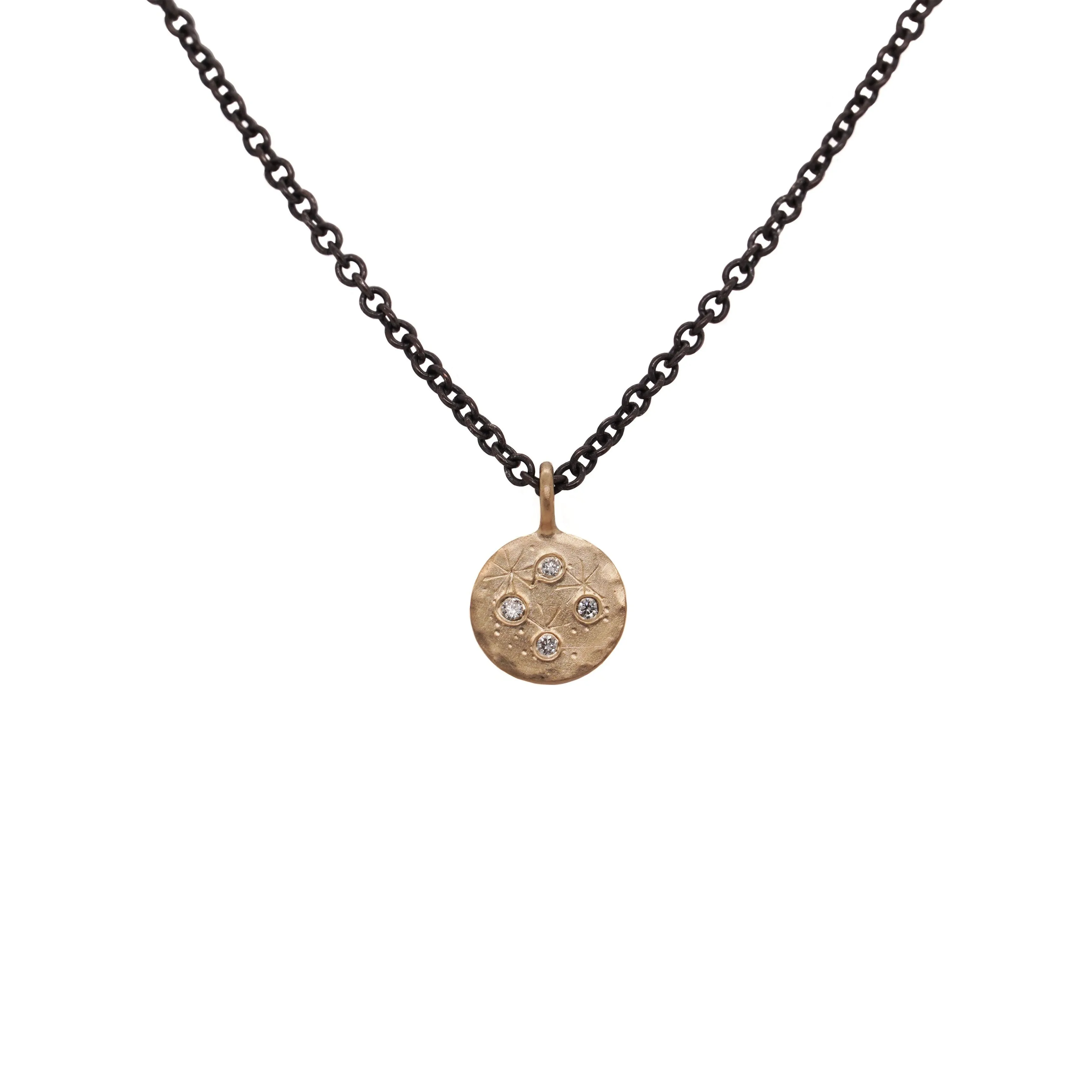 Compass Treasure Coin Necklace