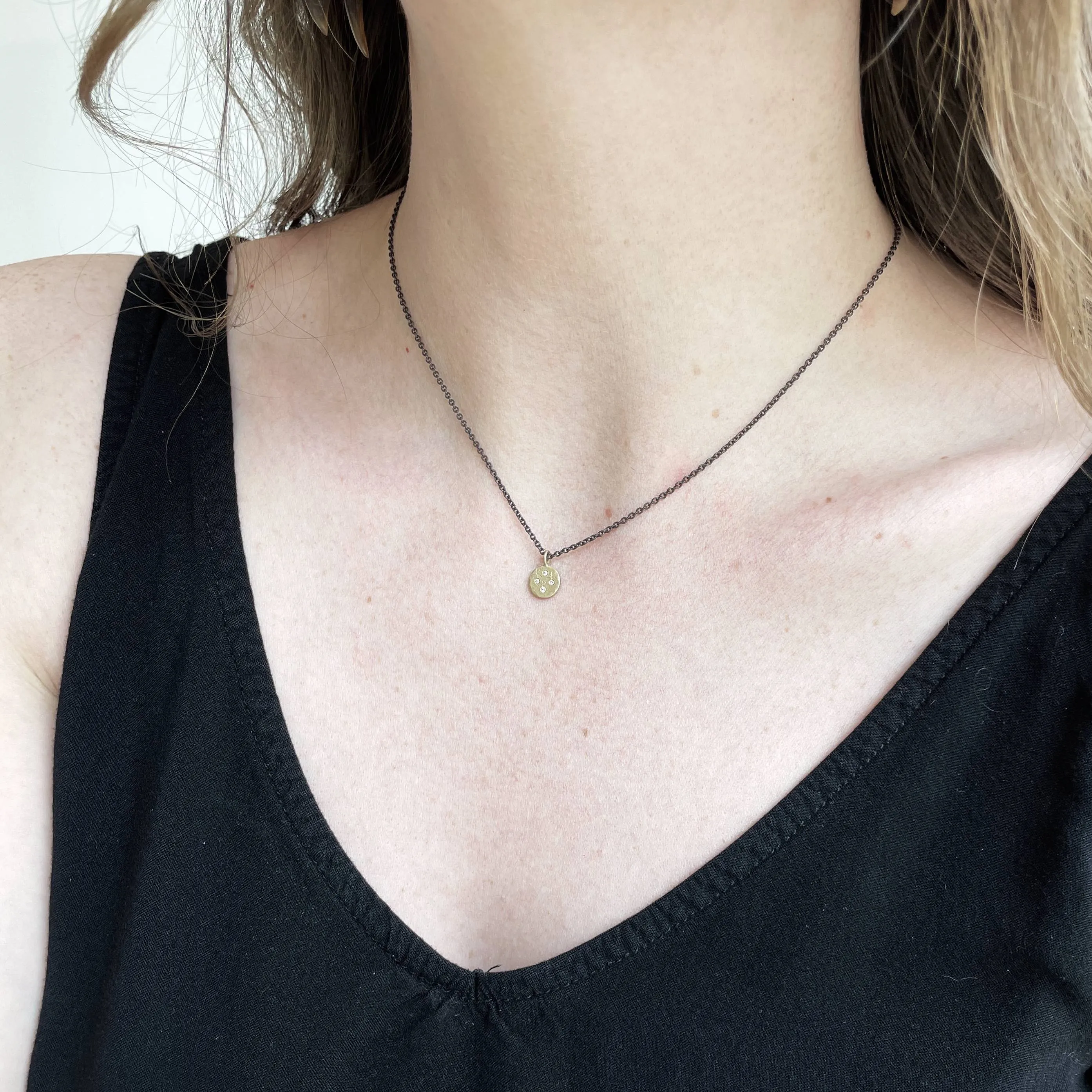 Compass Treasure Coin Necklace