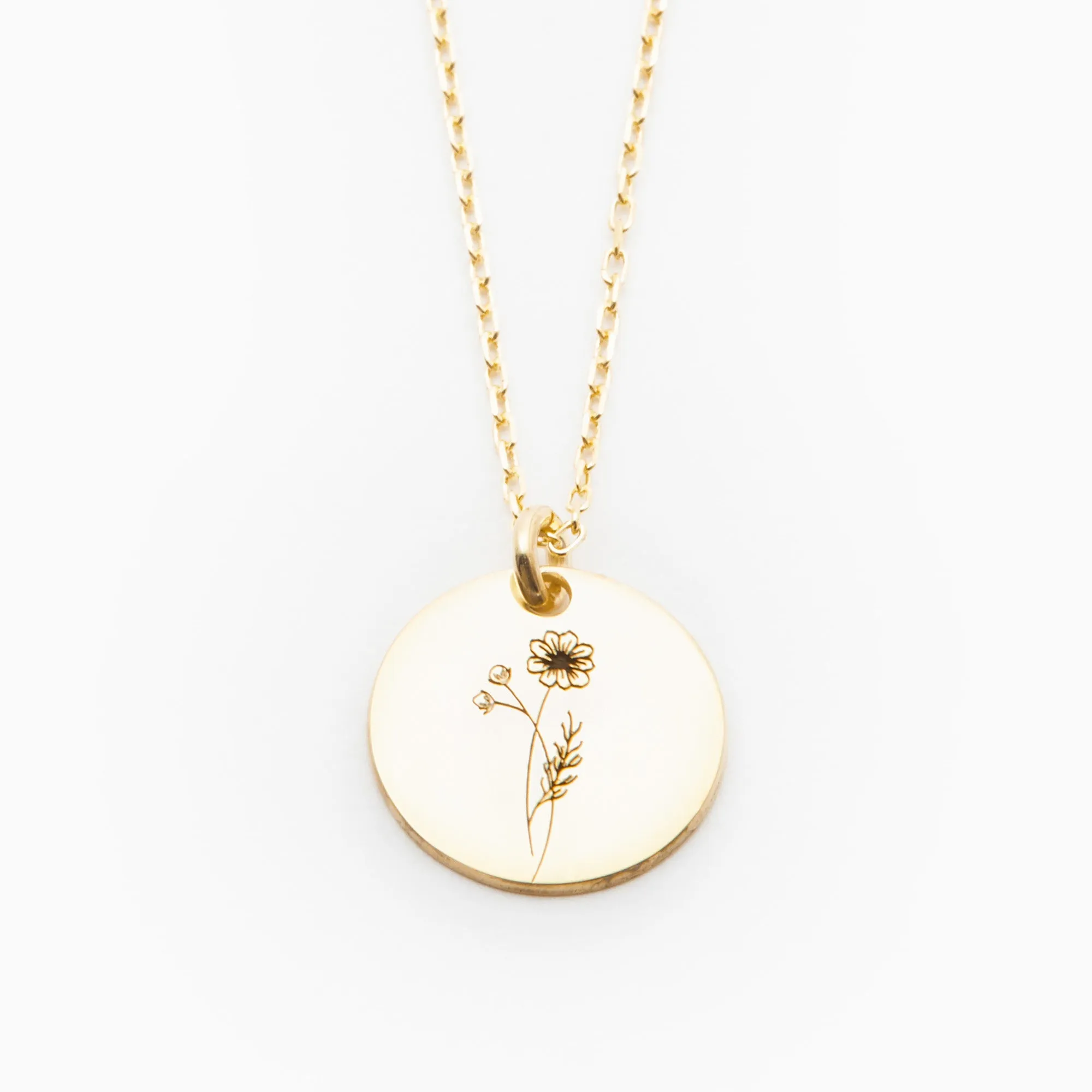 Cosmos Necklace - October Flower