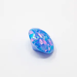 Cotton Candy Diamond Cut Faceted Opal Stones