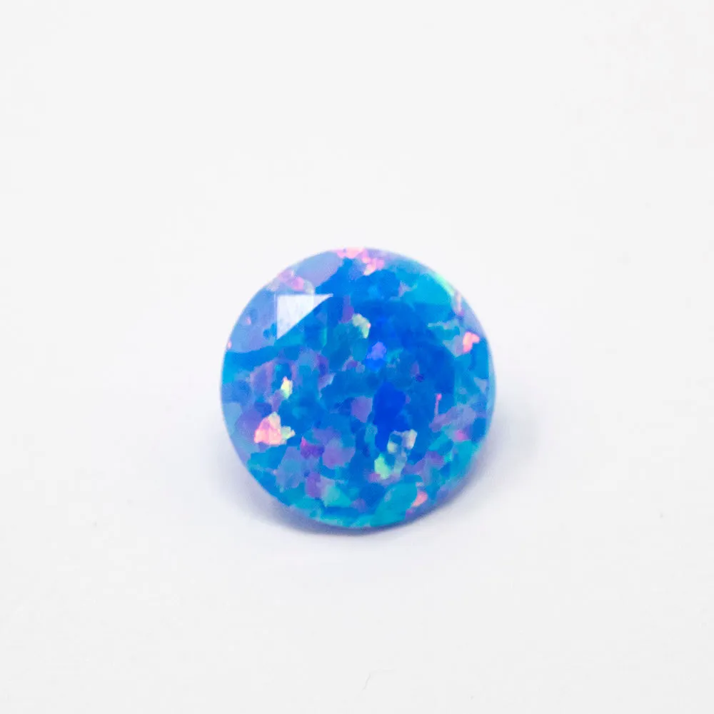 Cotton Candy Diamond Cut Faceted Opal Stones