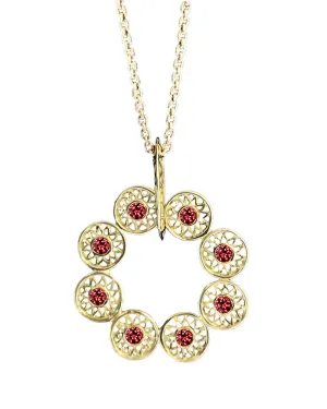 Crownwork Flower Pendant