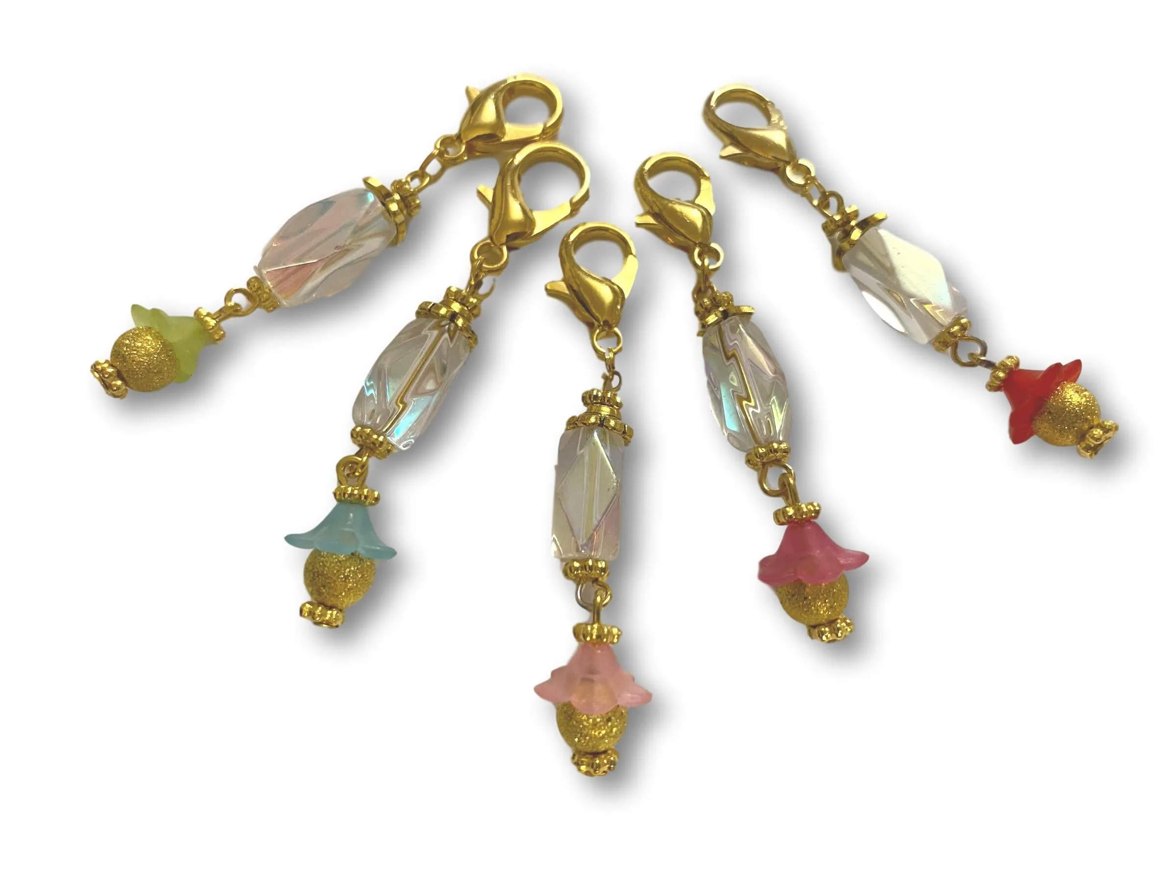 Crystal CF - #009 Set of 5 Stitch Markers