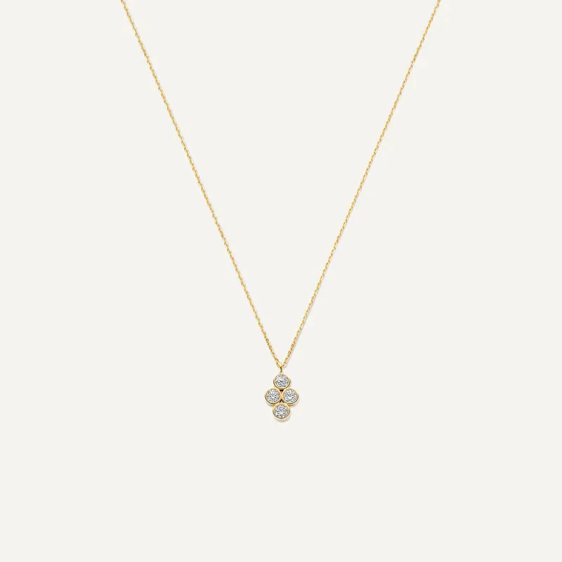 Cubic Zirconia Flower Set