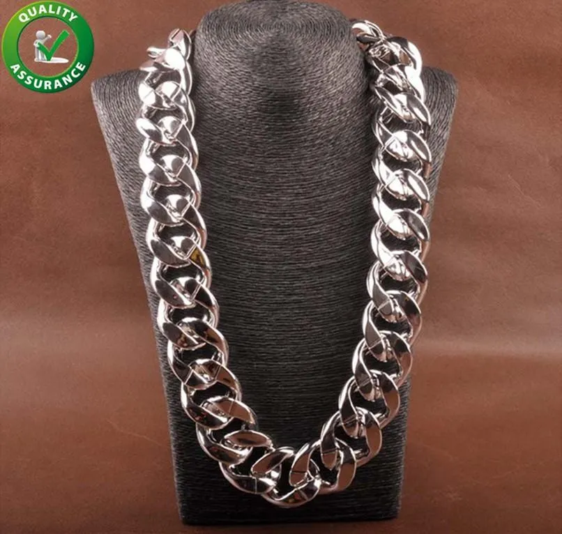 Curb Cuban Link Chain Hip Hop Jewelry Mens Thick Long Designer