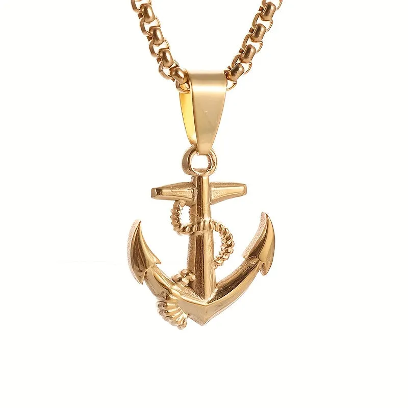 Custom Anchor Chain Necklace - Stylish Jewelry Gift
