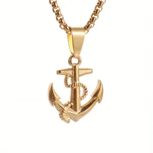 Custom Anchor Chain Necklace - Stylish Jewelry Gift