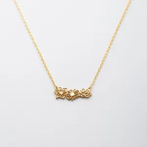 Custom Birthflower Necklace